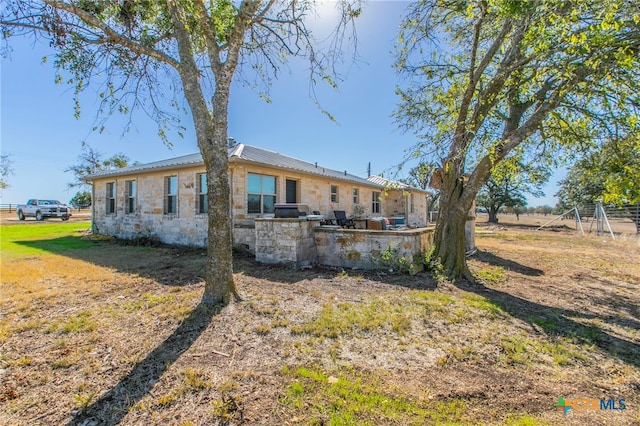 view of rear view of property