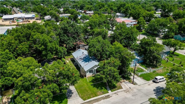 1261 W Mill St, New Braunfels, TX 78130 - drone / aerial view of a tree filled landscape