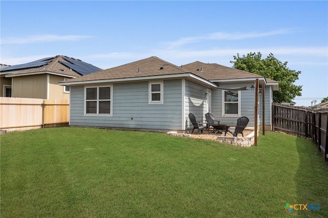 2215 Bellmont, Temple, TX 76504 - rear view of house featuring a fire pit