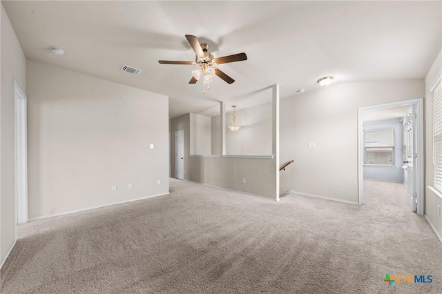 3303 Lorne Dr, Killeen, TX 76542 - carpeted empty room featuring ceiling fan, a smoke detector, and baseboards