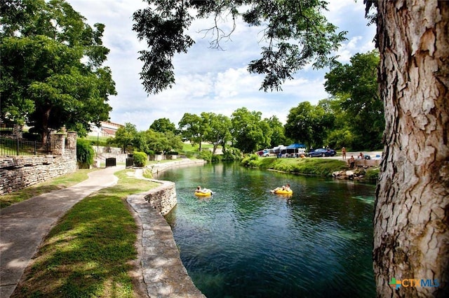 property view of water