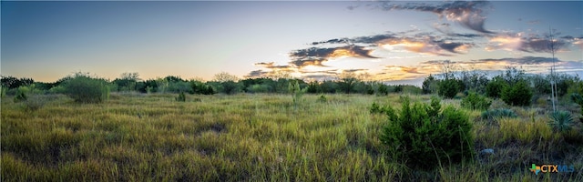 view of nature at dusk