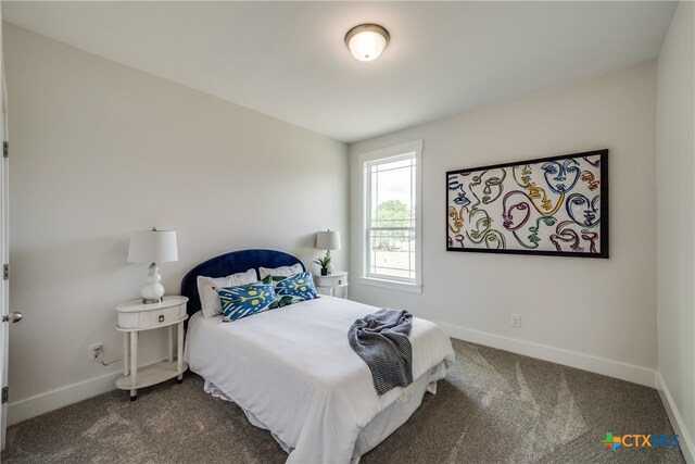 bedroom featuring carpet floors