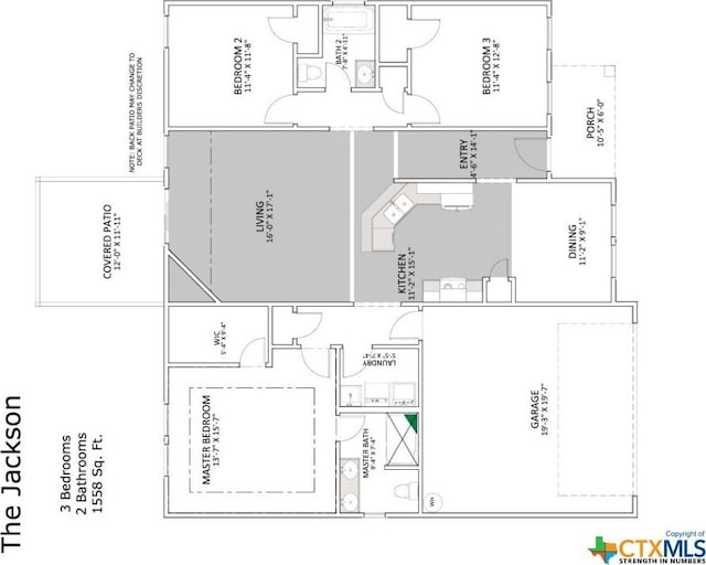166 Lost Maples Way, Marion, TX 78124 - home floor plan