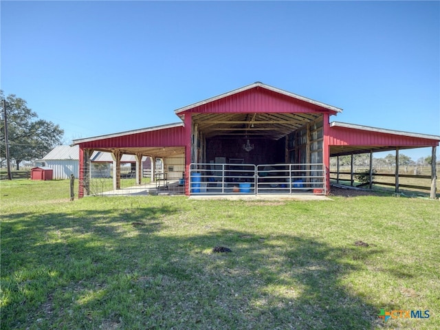 view of outbuilding with an outdoor structure and an exterior structure