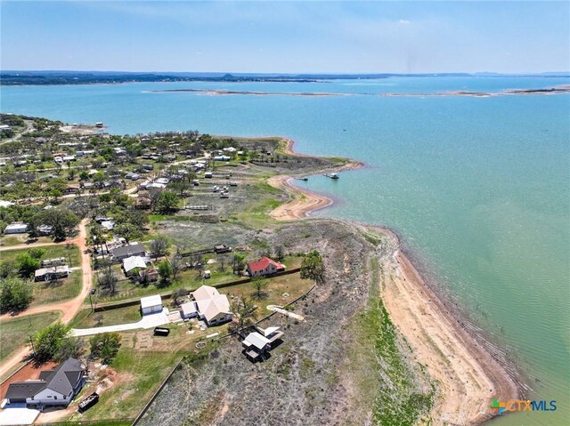 601 Lakewood Dr, Burnet, TX 78611 - birds eye view of property with a water view