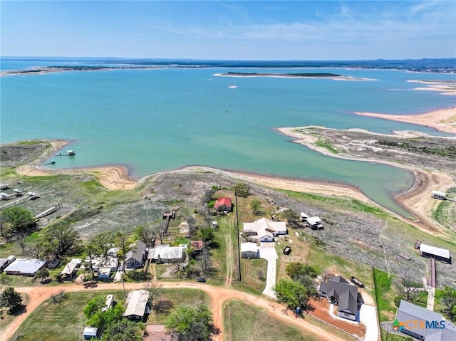 601 Lakewood Dr, Burnet, TX 78611 - bird's eye view featuring a water view