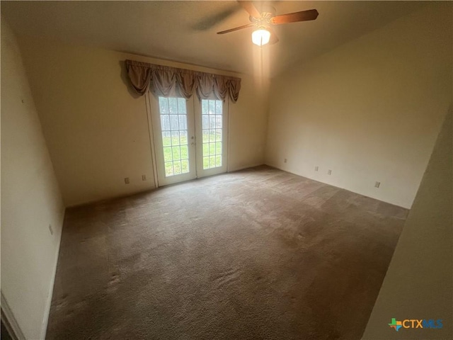 2402 Lago Trl, Killeen, TX 76543 - carpeted empty room featuring ceiling fan