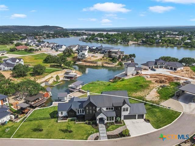 117 Legendary Estates Dr, Burnet, TX 78611 - view of property location featuring a large body of water and nearby suburban area