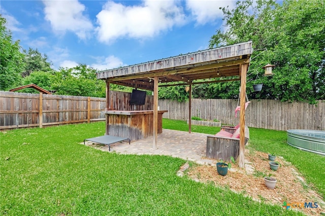 1921 Merlin Dr, Harker Heights, TX 76548 - view of yard featuring a patio area