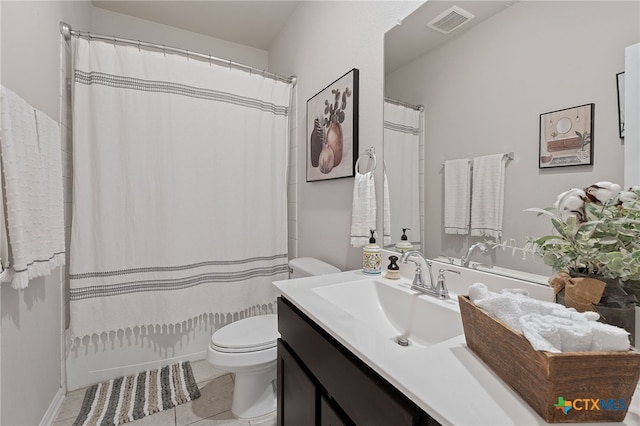 804 Blue Oak Blvd, San Marcos, TX 78666 - full bath featuring toilet, vanity, and tile patterned floors