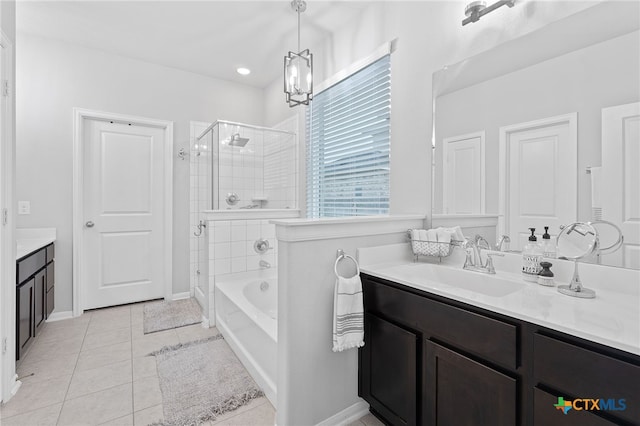 804 Blue Oak Blvd, San Marcos, TX 78666 - full bath with tile patterned floors and vanity