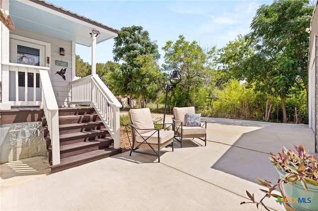 view of patio