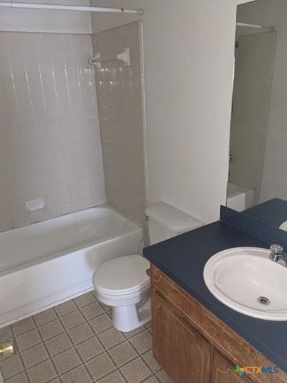 1200 Industrial Blvd, Killeen, TX 76549 - bathroom featuring shower / washtub combination, toilet, and vanity