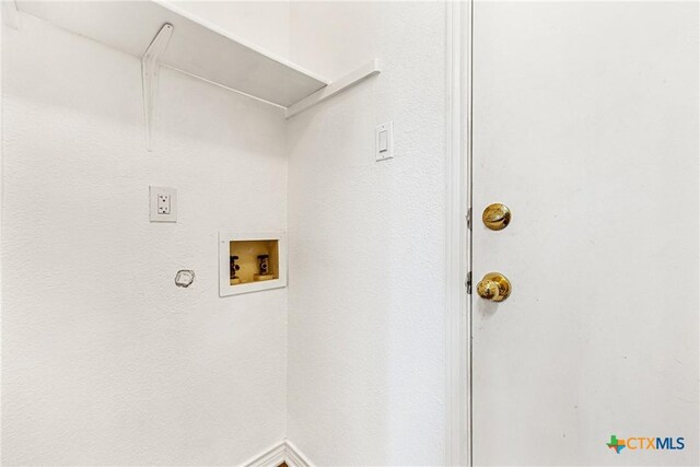 809 Filly Ln, Temple, TX 76504 - clothes washing area with washer hookup