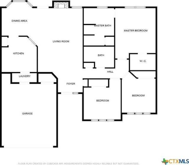 809 Filly Ln, Temple, TX 76504 - property floor plan
