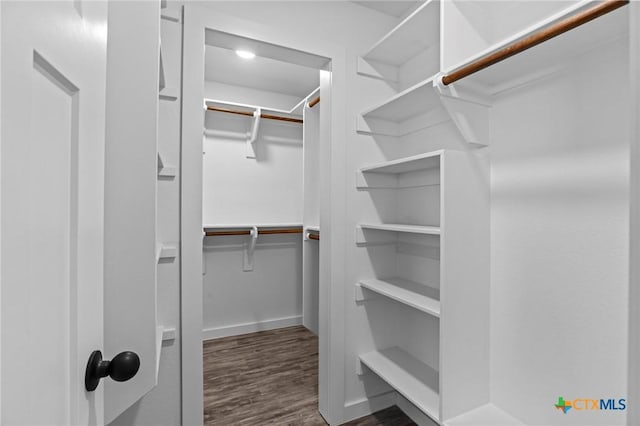 4430 Cedar Creek Rd, Temple, TX 76504 - spacious closet with wood finished floors