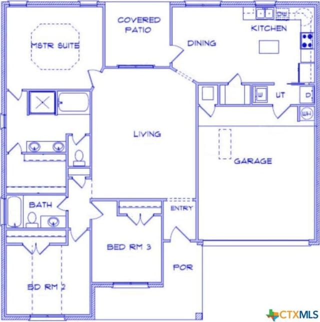 2550 Belle Hubbard Trl, Belton, TX 76513 - view of floor plan / room layout