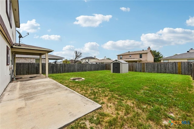 2204 Mikulec Dr, Killeen, TX 76542 - view of yard featuring a patio and a fire pit