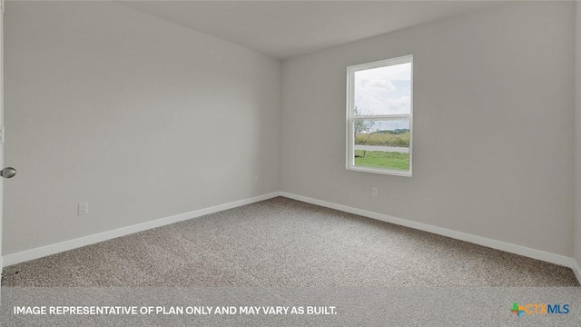 575 Radley Rd, Lockhart, TX 78644 - carpeted spare room with baseboards