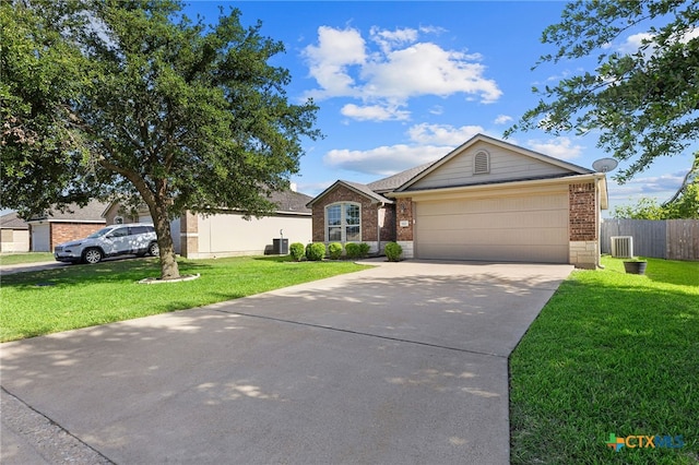 7915 Redbrush, Temple, TX 76502 - ranch-style house featuring brick siding, concrete driveway, and an attached garage