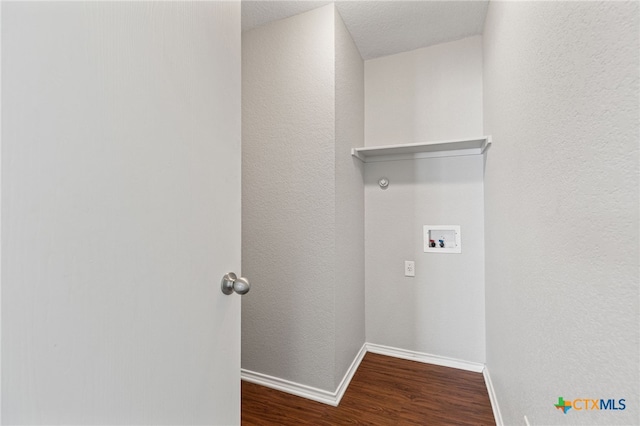 7915 Redbrush, Temple, TX 76502 - laundry room with hookup for a washing machine and wood finished floors
