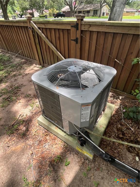 306 Angus St, Victoria, TX 77904 - exterior view of a central air condition unit