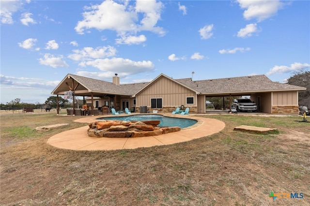 pool featuring a patio