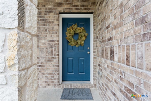 view of entrance to property