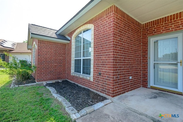 4902 Slate Ct, Killeen, TX 76542 - doorway to property with brick siding