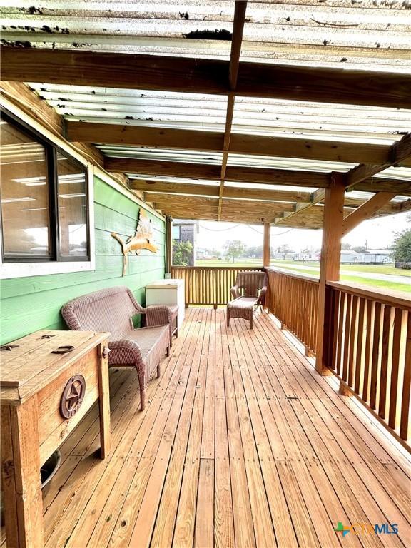 1007 W Monroe Ave, Port Oconnor, TX 77982 - view of deck