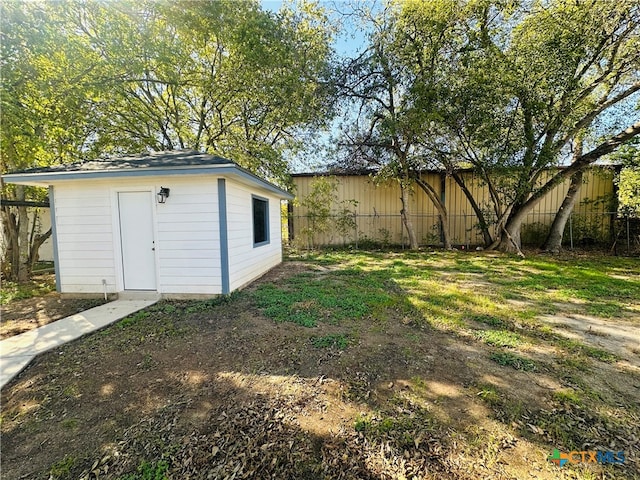 view of outbuilding