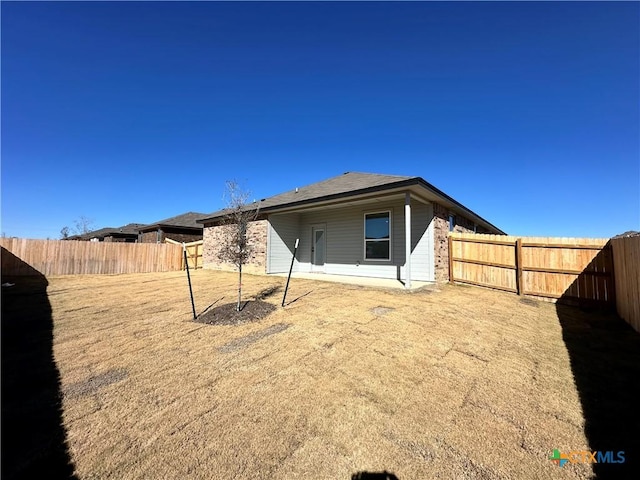 view of rear view of property