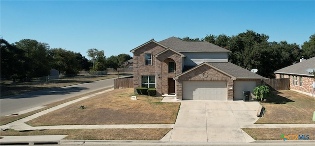 front facade featuring a garage