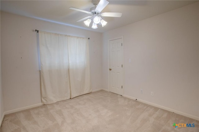 106 Fieldstone, Victoria, TX 77901 - unfurnished room featuring carpet floors and a ceiling fan
