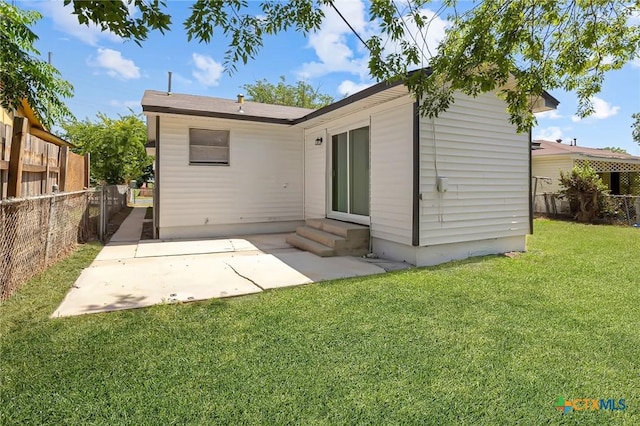 3102 Taft St, Killeen, TX 76543 - rear view of house featuring entry steps and a patio area