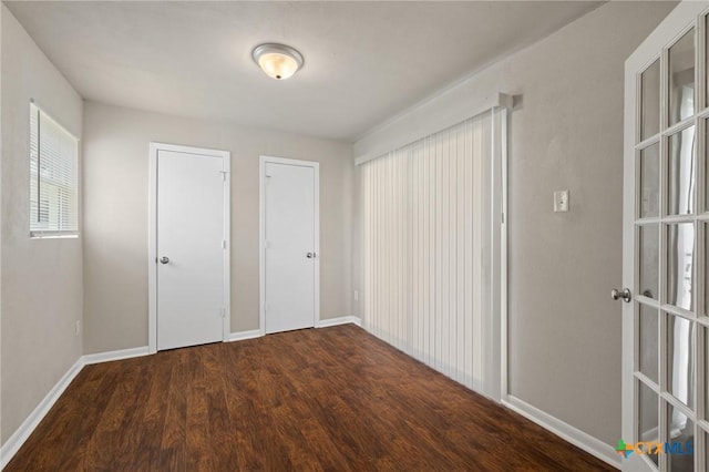 3102 Taft St, Killeen, TX 76543 - unfurnished bedroom with wood finished floors and baseboards
