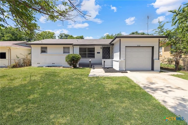 3102 Taft St, Killeen, TX 76543 - ranch-style house featuring concrete driveway and an attached garage