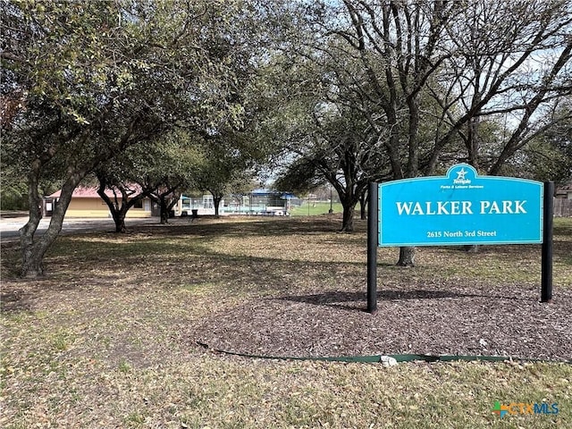 view of community