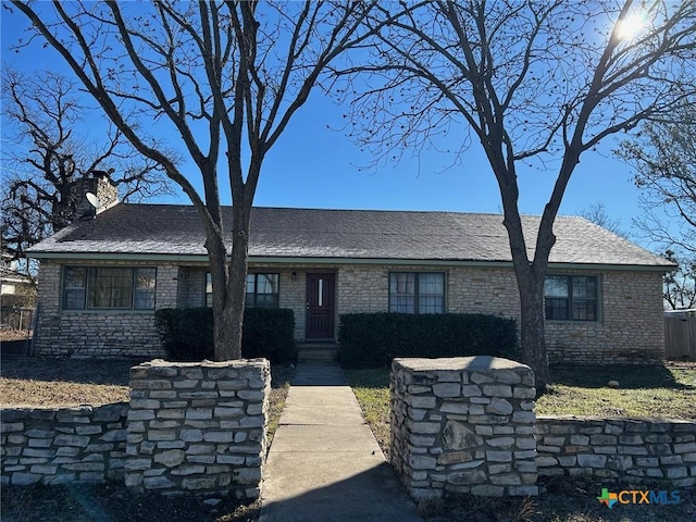 view of ranch-style home