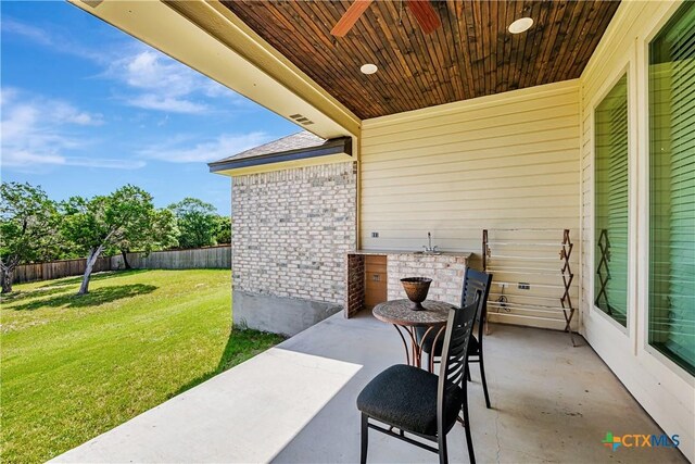 8508 Mount Nebo Cir, Belton, TX 76513 - view of patio / terrace