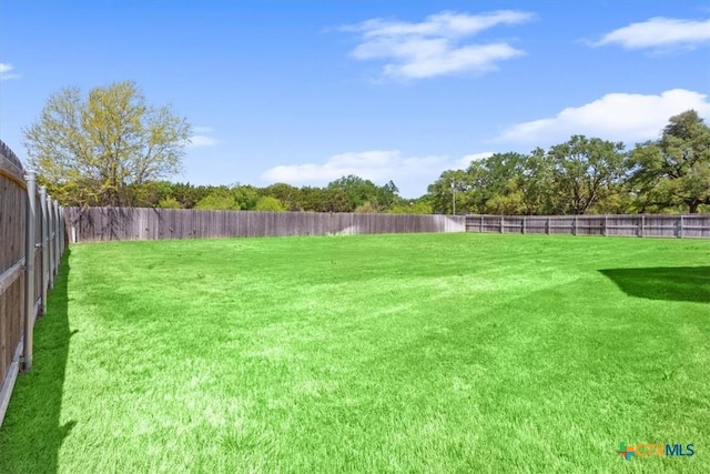 124 Cumberland Dr, Belton, TX 76513 - view of yard with a fenced backyard