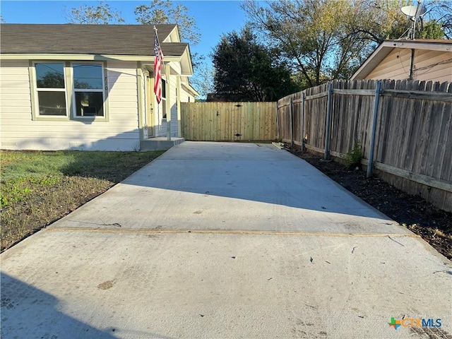 view of side of property