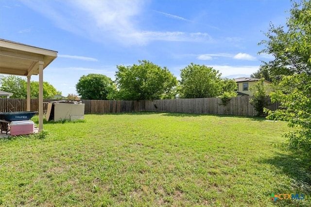 5407 Whistle Stop Dr, Temple, TX 76502 - view of yard featuring a storage unit
