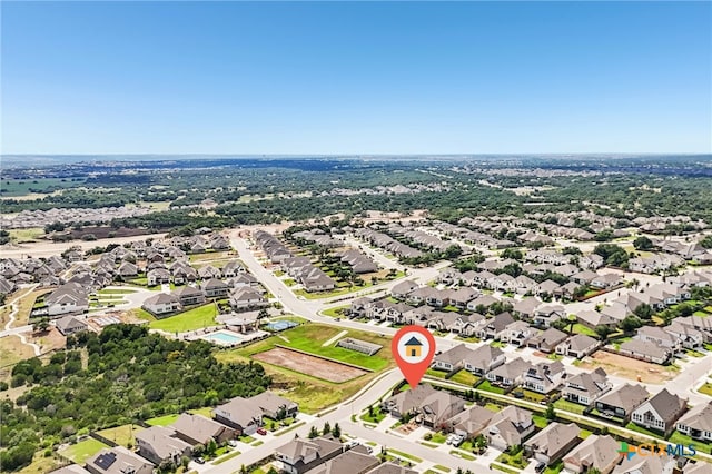 156 High Plains Dr, Georgetown, TX 78628 - aerial perspective of suburban area