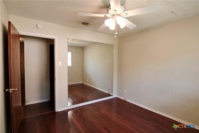 2110 Pamela Rd, Temple, TX 76502 - unfurnished bedroom featuring wood finished floors, baseboards, and ceiling fan