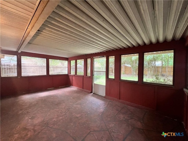 2110 Pamela Rd, Temple, TX 76502 - unfurnished sunroom with wooden ceiling