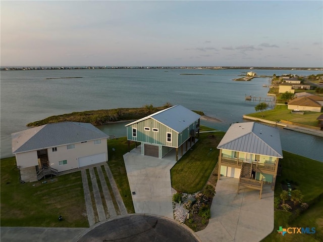 121 Bufflehead Ln, Rockport, TX 78382 - bird's eye view of a large body of water