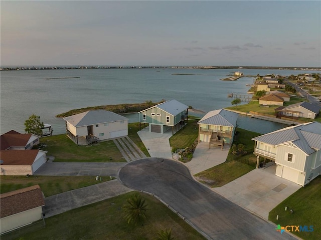 121 Bufflehead Ln, Rockport, TX 78382 - aerial view of residential area featuring a nearby body of water