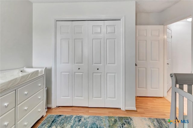 108 Bridle Ln, Victoria, TX 77904 - bedroom with light wood-style floors and a closet